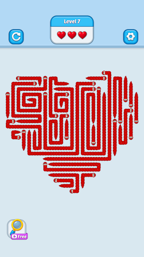 Wiggle Escape: Snake Puzzle Screenshot 1