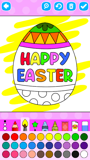 Easter Egg Coloring Pages Screenshot 6