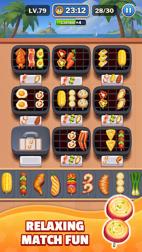 Grill Match - Food Sort Puzzle Screenshot 1