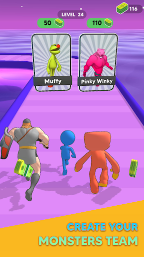Monster Draft : Merge Runner Screenshot 2