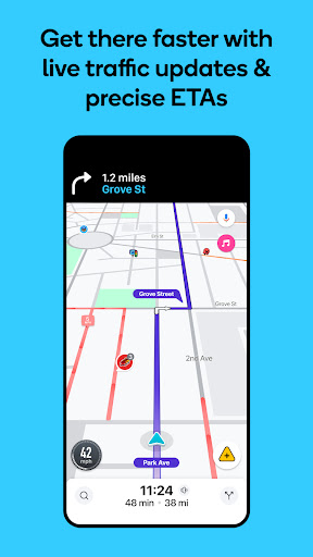 Waze Navigation & Live Traffic Screenshot 2